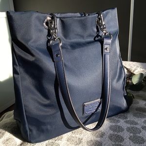 Karl Lagerfeld Paris Nylon and Leather Tote